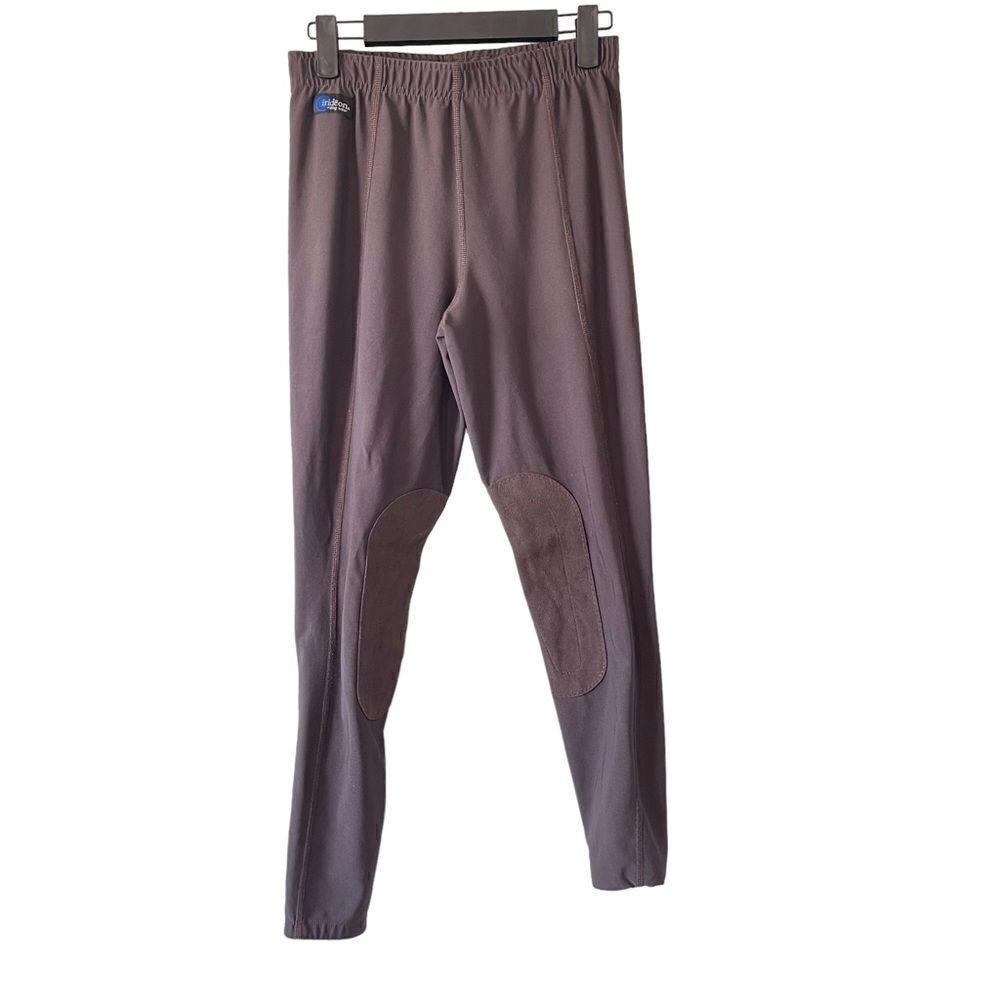 Iridēon Brown Suede Patch Equestrian Pants Size Medium